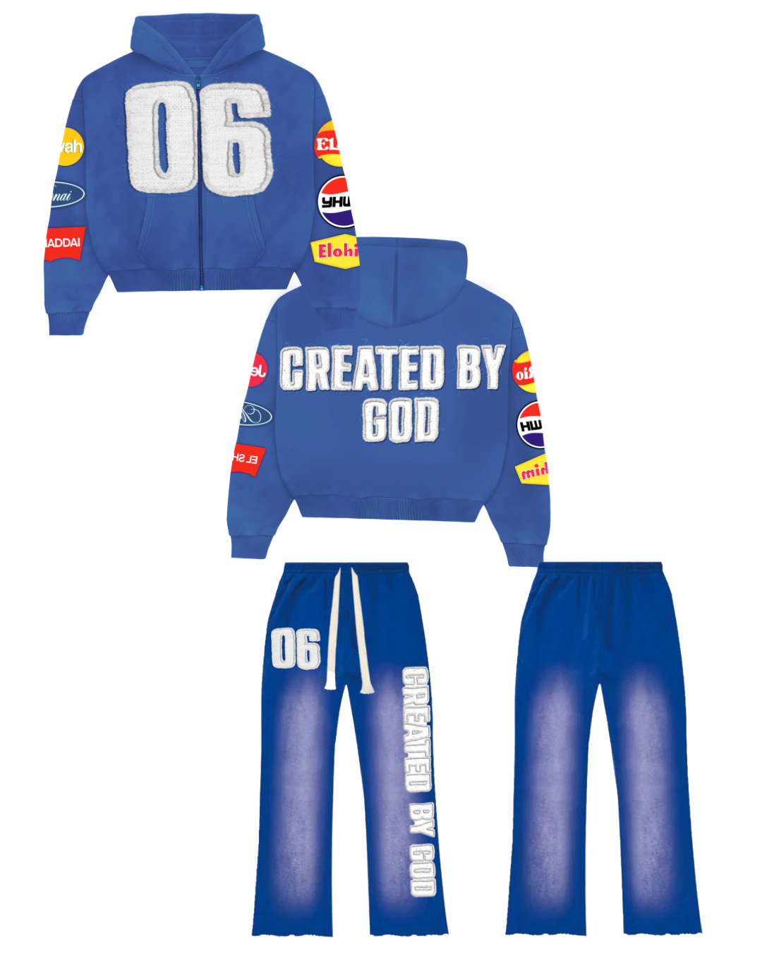 6thdaycr3ation Sweatsuit set