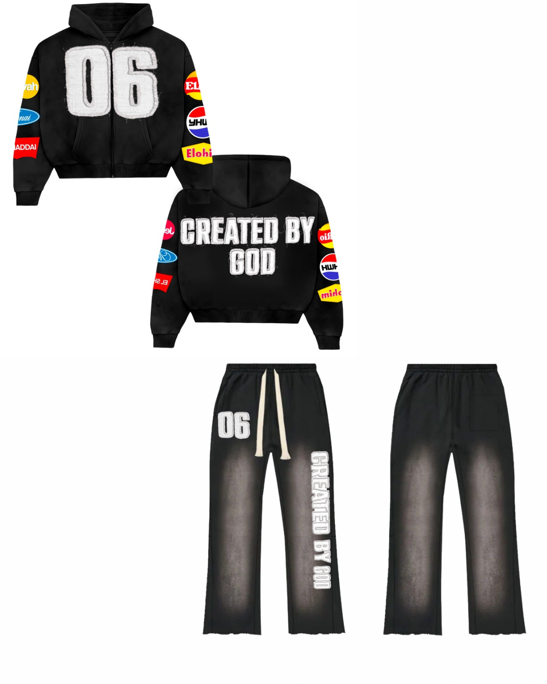 6thdaycr3ation Sweatsuit set